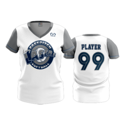 1371 FD Womens V-Neck LADY-LASERS-WHITE