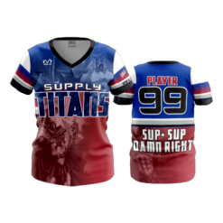 2280 FD Womens V-Neck SUPPLY-TITANS
