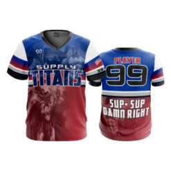 2280 FD Sport V-Neck MENS SUPPLY-TITANS