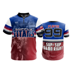 2280 FD Quarter Zip Batting Jacket SS SUPPLY-TITANS