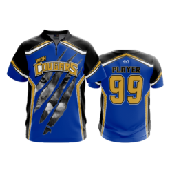 1092 FD Quarter Zip Batting Jacket SS WCH-COUGARS