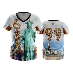 2284 FD Womens V-Neck STEAMFITTERS