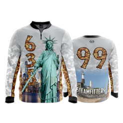2284 FD Quarter Zip Batting Jacket LS STEAMFITTERS