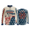 2282 FD Quarter Zip Batting Jacket LS FREEDOM-BOMBERS