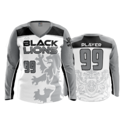 2285 FD Womens V-Neck Longsleeve BLACK-LIONS