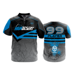 2293 FD Quarter Zip Batting Jacket SS HIGH-DESERT-SOFTBALL-BLACK
