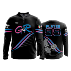 2312 FD Quarter Zip Batting Jacket LS GIULETTA-AND-ROMEO