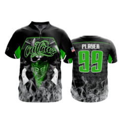 2199 FD Quarter Zip Batting Jacket SS OUTLAWZ