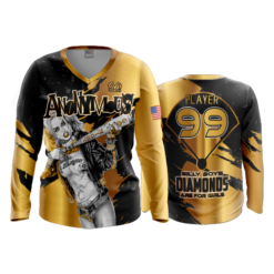 1727 FD Womens V-Neck Longsleeve ANONYMOUS