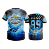 2286 FD Womens V-Neck BLUE-CRUSH
