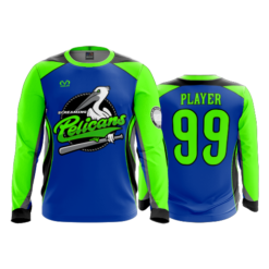 2305 FD Long Sleeve MENS SCREAMING-PELICANS-FLO-FLO INK + $5
