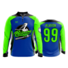 2305 FD Quarter Zip Batting Jacket LS SCREAMING-PELICANS-FLO-FLO INK + $5