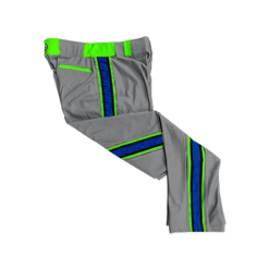 2305 CL CHARCOAL CUSTOM BRAID MENS PANT SCREAMING-PELICANS-FLO-FLO INK + $5