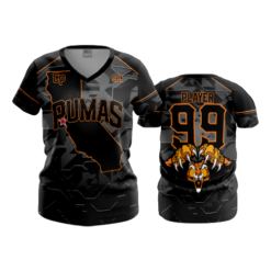 1989 FD Womens V-Neck CP-PUMAS-BLACK