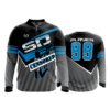 1982 FD Quarter Zip Batting Jacket LS SKINNY-DIPPERS