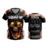 2306 FD Womens V-Neck SQUAD-UP