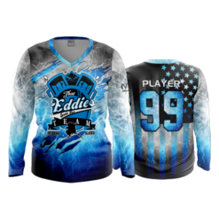 2292 FD Womens V-Neck Longsleeve THAT-EDDIES-TEAM