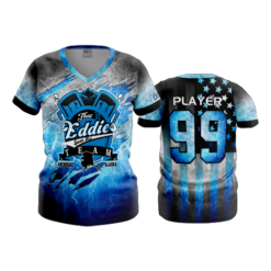 2292 FD Womens V-Neck THAT-EDDIES-TEAM