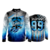 2292 FD Quarter Zip Batting Jacket LS THAT-EDDIES-TEAM