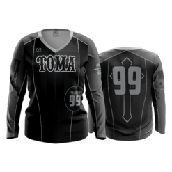 1947 FD Womens V-Neck Longsleeve TEAM-TOMA-BLACK