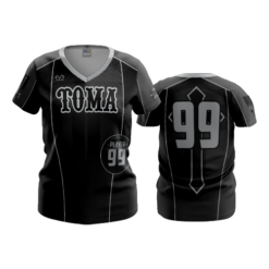 1947 FD Womens V-Neck TEAM-TOMA-BLACK