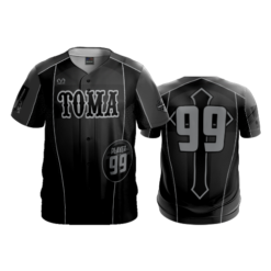 1947 FD ProTek Mens Full Button Down TEAM-TOMA-BLACK