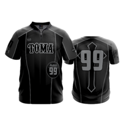 1947 FD Quarter Zip Batting Jacket SS TEAM-TOMA-BLACK