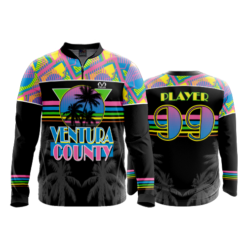 2298 FD Quarter Zip Batting Jacket LS VENTURA-COUNTY