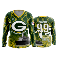 2309 FD Womens V-Neck Longsleeve GREEN-BAY