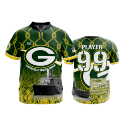 2309 FD Quarter Zip Batting Jacket SS GREEN-BAY