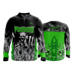 2310 FD Quarter Zip Batting Jacket LS PUNISHERS