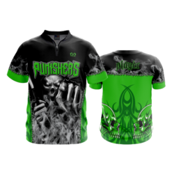 2310 FD Quarter Zip Batting Jacket SS PUNISHERS
