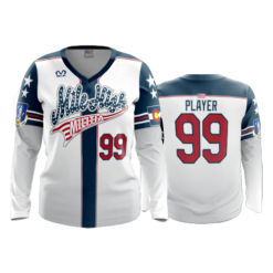 2304 FD Womens V-Neck Longsleeve MILE-HIGH-MILITIA