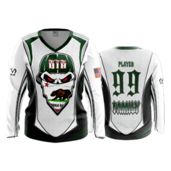 2302 FD Womens V-Neck Longsleeve DTA-WHITES
