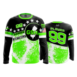 529 FD Long Sleeve MENS GARDEN-STATE-SOFTBALL-FLO INK + $5