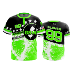 529 FD 2 Button GARDEN-STATE-SOFTBALL-FLO INK + $5