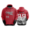 1193 FD Hoody SANDLOT-LEGENDS-RED