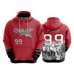 1193 FD Hoody SANDLOT-LEGENDS-RED