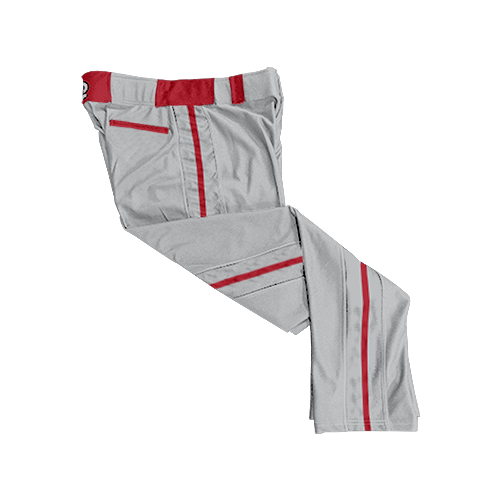 1193 CL GRAY CUSTOM BRAID MENS PANT SANDLOT-LEGENDS-RED