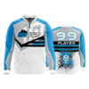 2293 FD Quarter Zip Batting Jacket LS HIGH-DESERT-SOFTBALL-WHITE