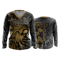 2307 FD Womens V-Neck Longsleeve SAVAGES
