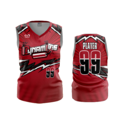 1108 FD Womens V-Neck Sleeveless CENTRAL-OHIO-DYNAMITES-RED