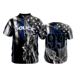 2316 FD Quarter Zip Batting Jacket SS POLICE