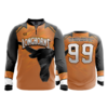 2331 FD Quarter Zip Batting Jacket LS LONGHORNS