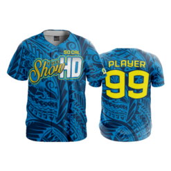 1994 FD ProTek Mens Full Button Down THE-SHOW-HD-BLUE