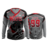 2327 FD Womens V-Neck Longsleeve WOLVES-GREY
