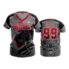 2327 FD Womens V-Neck WOLVES-GREY