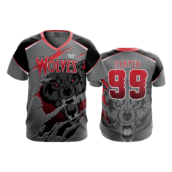 2327 FD Sport V-Neck MENS WOLVES-GREY
