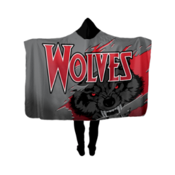 2327 FD FAN WRAP WOLVES-GREY