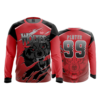 2327 FD Long Sleeve MENS WOLVES-RED